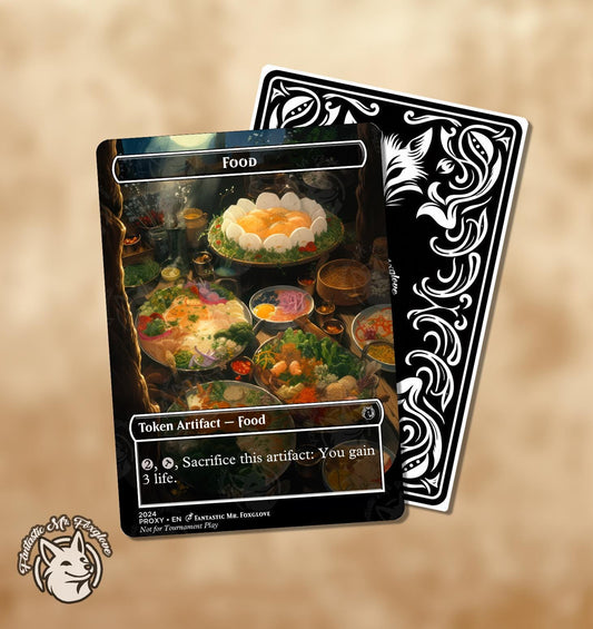 Food Token | Proxy Card — Great for Squirrels, Hobbits, and More!