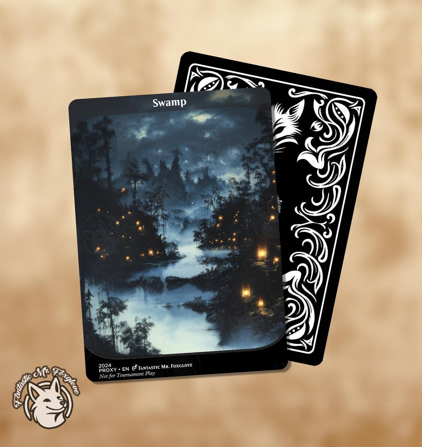 Swamp | Basic Land Proxy — Choose Your Card Frame!
