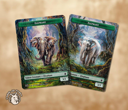 Elephant Token | Custom Art Proxy Card — Choose Your Art!