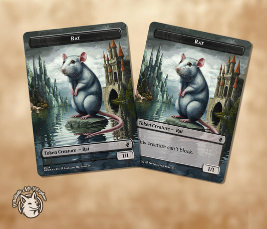 Rat Token | Custom Art Proxy Card