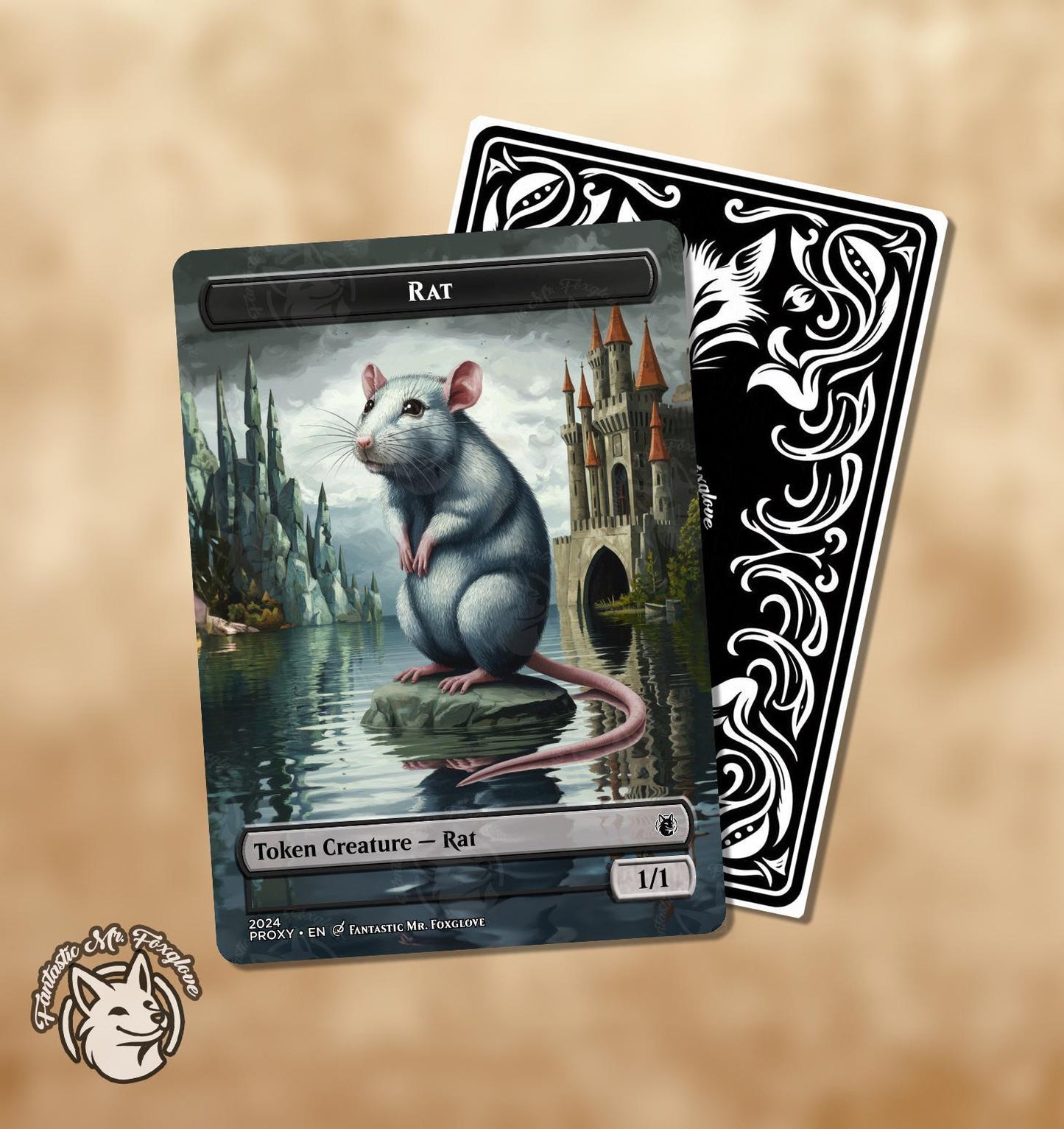 Rat Token | Custom Art Proxy Card