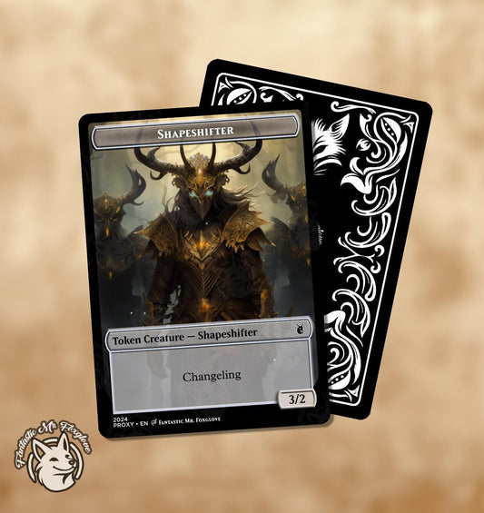 Shapeshifter Token | Proxy Card — Choose Your Art and P/t! (Note: ?/? in Image Will Be Replaced With P/t)