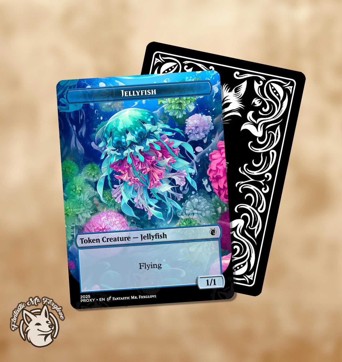 Jellyfish Token | Proxy Card Perfect for Cynette, Jelly Drover — Choose Your Art!