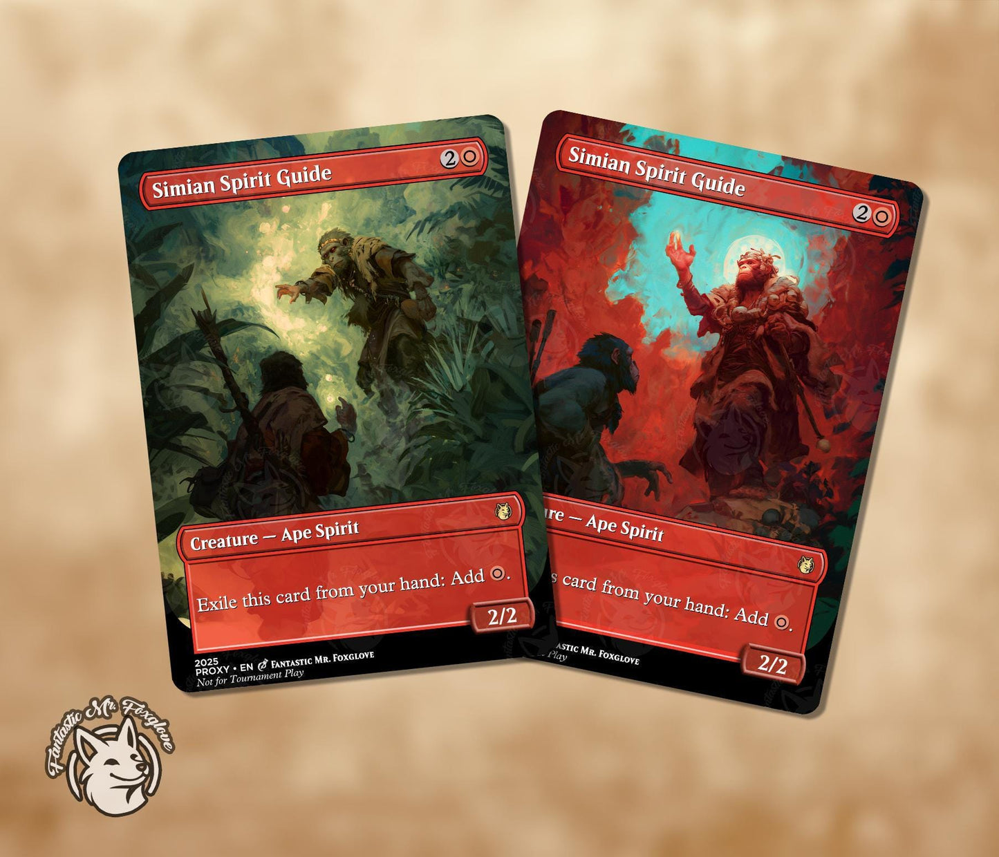 Simian Spirit Guide | Proxy Card — Choose Your Art!