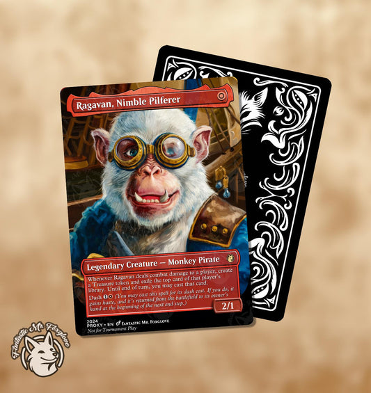 Ragavan, Nimble Pilferer | Proxy Card — Choose Your Art!