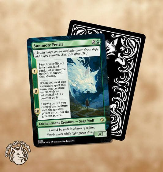 Summon: Fenrir | Proxy Card