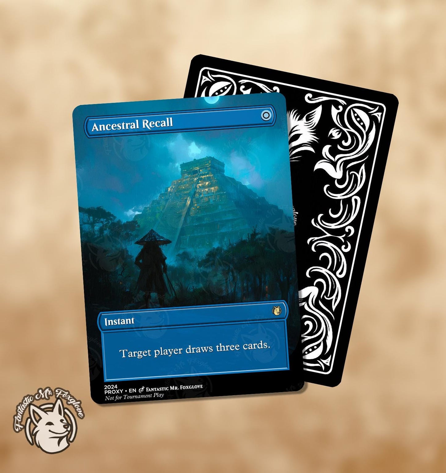 Ancestral Recall | Proxy Card — Choose Your Art and Card Frame!