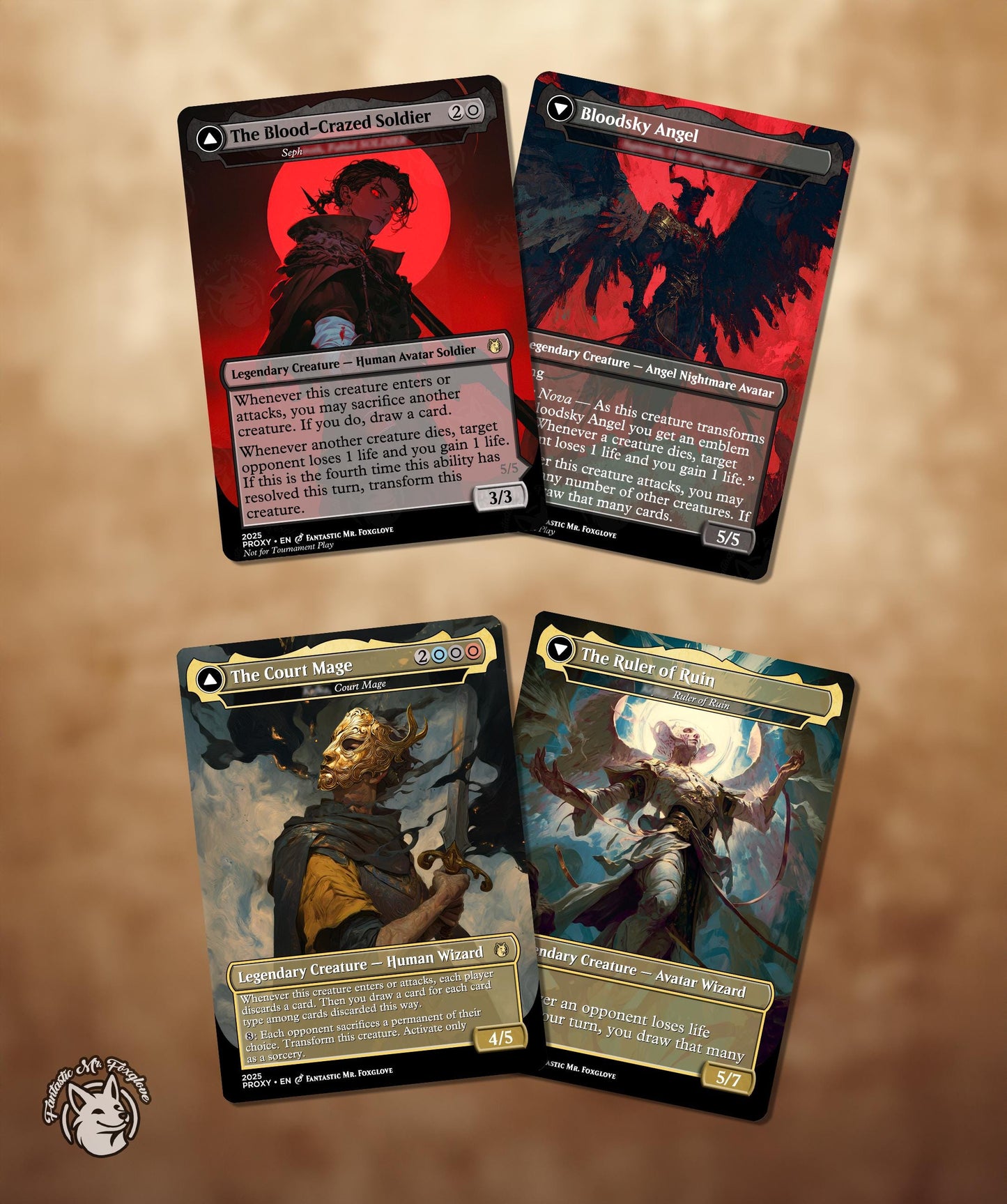 15+ FF Staples | Fantasy Series Proxy Cards with Cloud, Seph, Tifa, Vivi, Crystals, Buster Sword, Summon Bahamut, Kefka (Final -ly!)