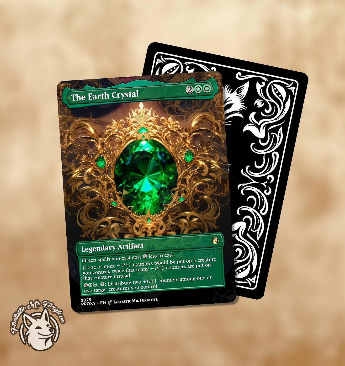 5 FF Crystals | Proxy Cards — The Water Crystal, Earth Crystal, Darkness Crystal, Fire Crystal, Wind Crystal
