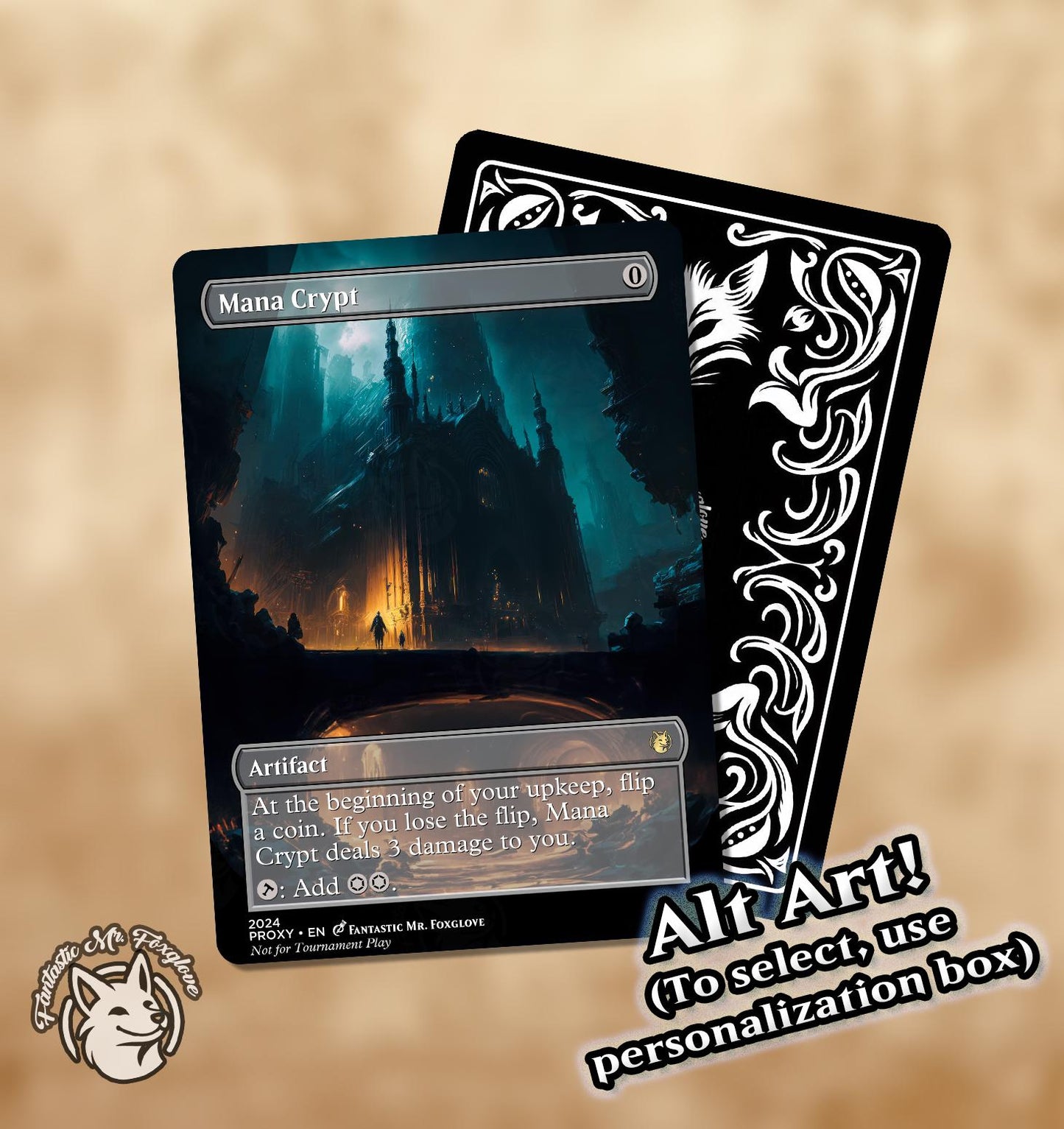 Mana Crypt & Jeweled Lotus | Proxy Cards