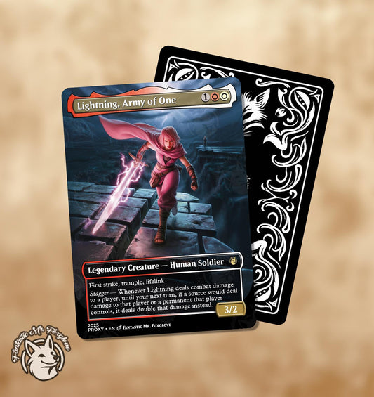 Lightning, Army of One | Proxy Card