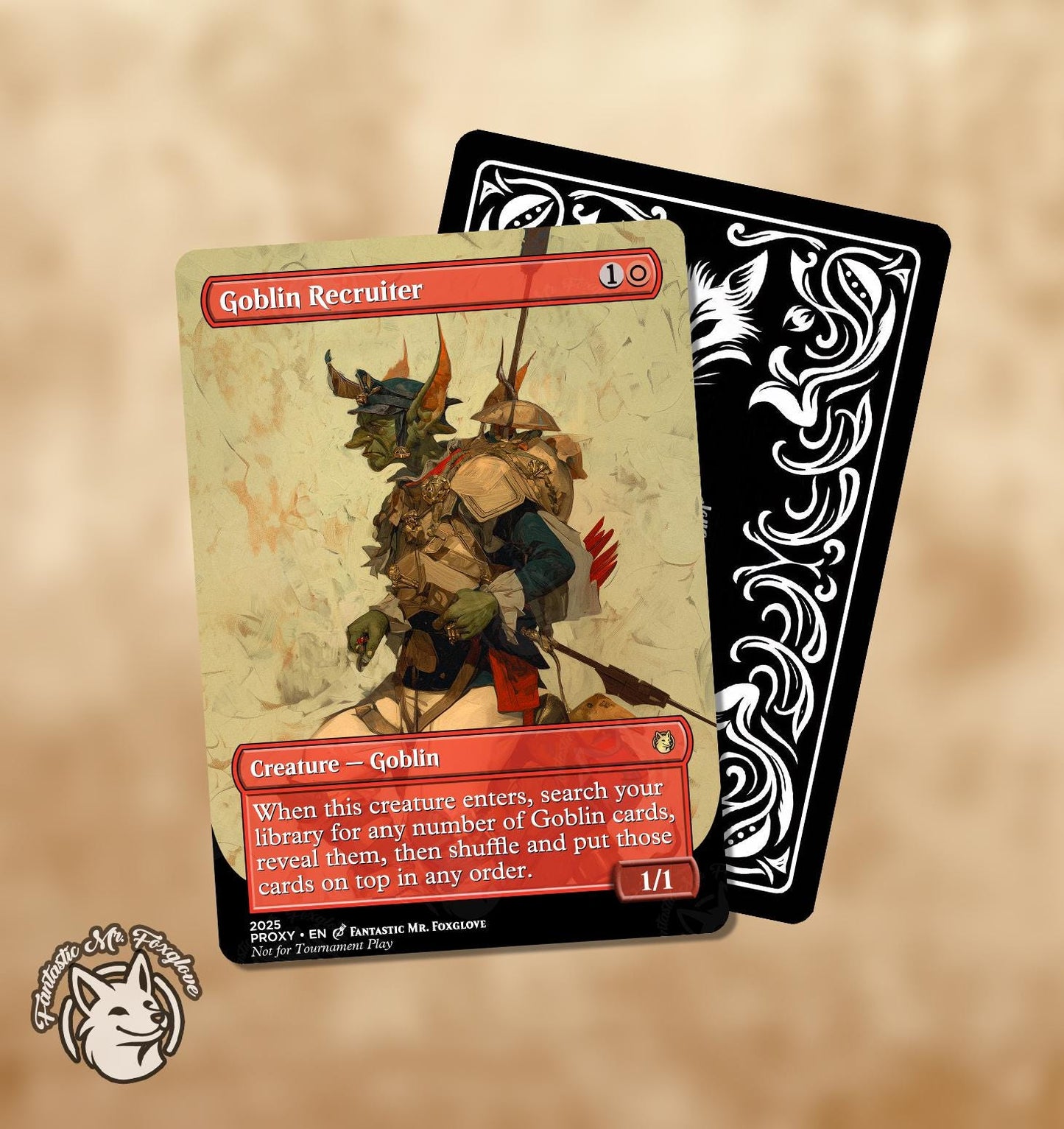 Goblin Recruiter & Goblin Matron | Proxy Cards