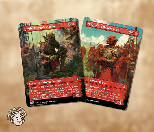 Runveldt Hordemaster & Hobgoblin Bandit Lord | Proxy Cards