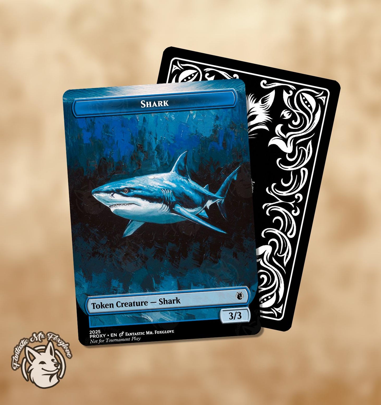Shark Token | Proxy Card — Perfect for Shark Typhoon or Fisher's Talent!