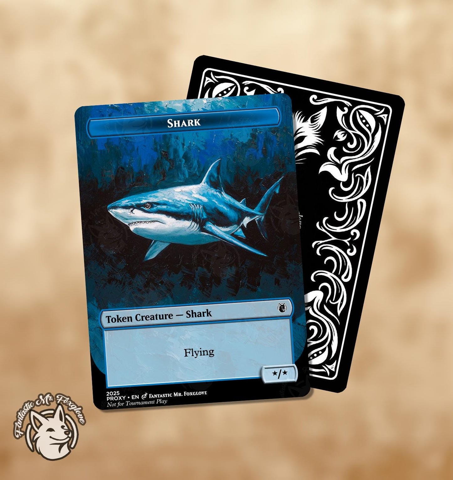 Shark Token | Proxy Card — Perfect for Shark Typhoon or Fisher's Talent!