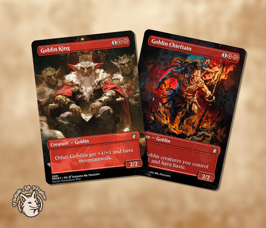 Goblin King & Goblin Chieftain | Proxy Cards
