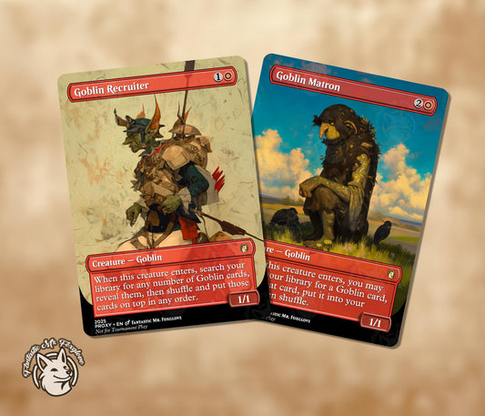 Goblin Recruiter & Goblin Matron | Proxy Cards
