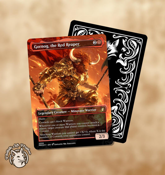 Gornog, the Red Reaper | Proxy Card