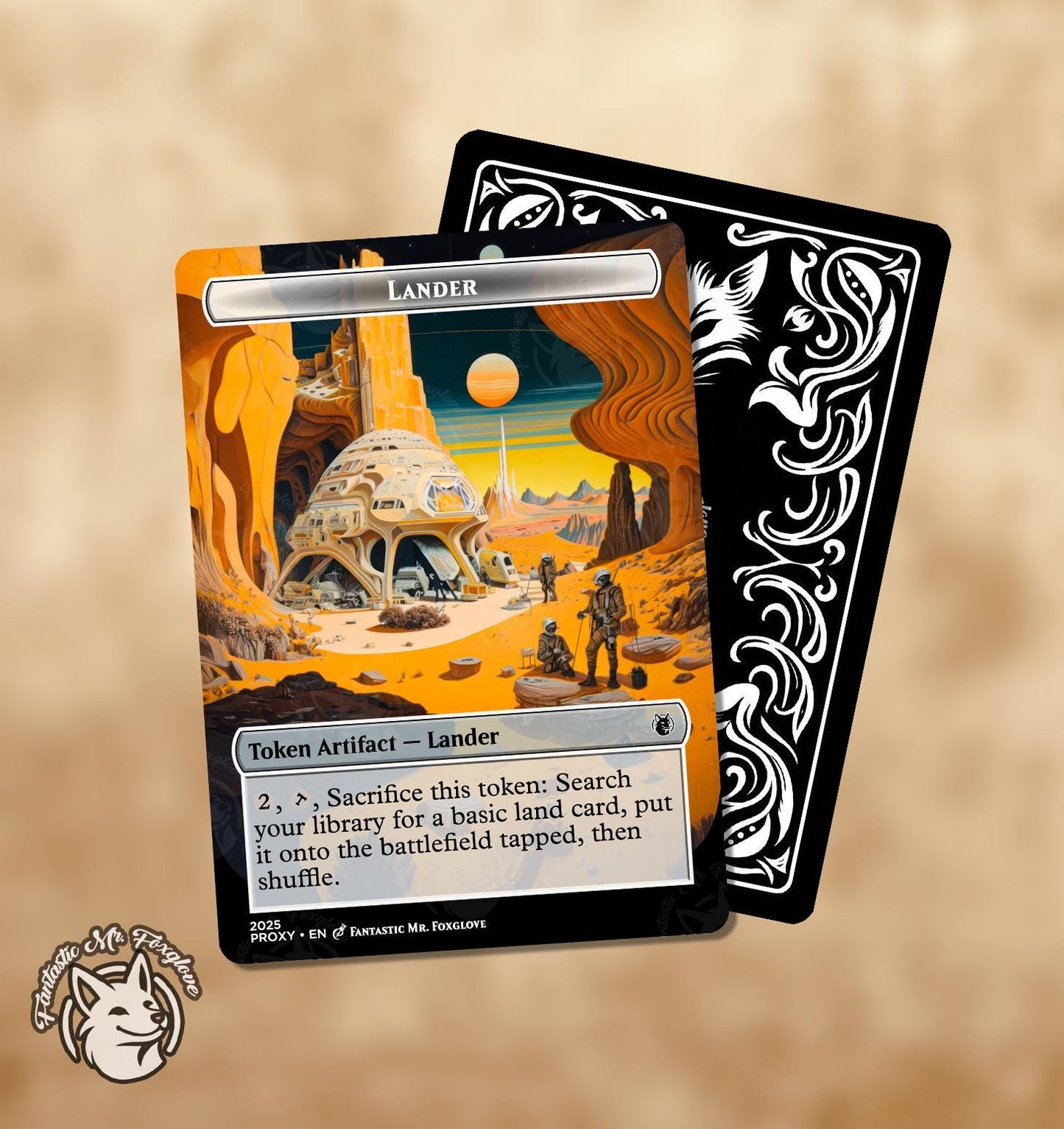 Lander Token | Custom Art Proxy Card