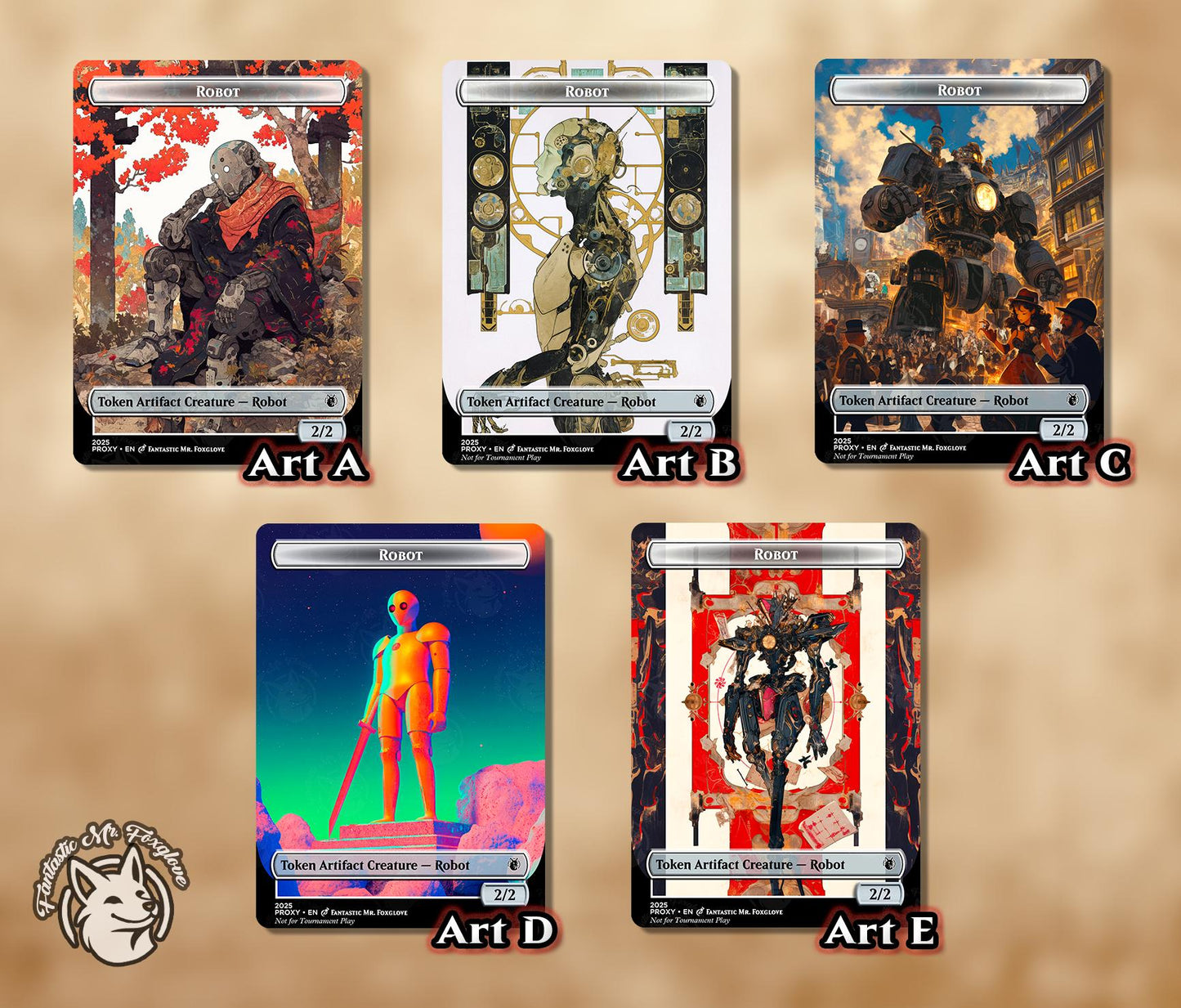 Robot Token | Proxy Cards