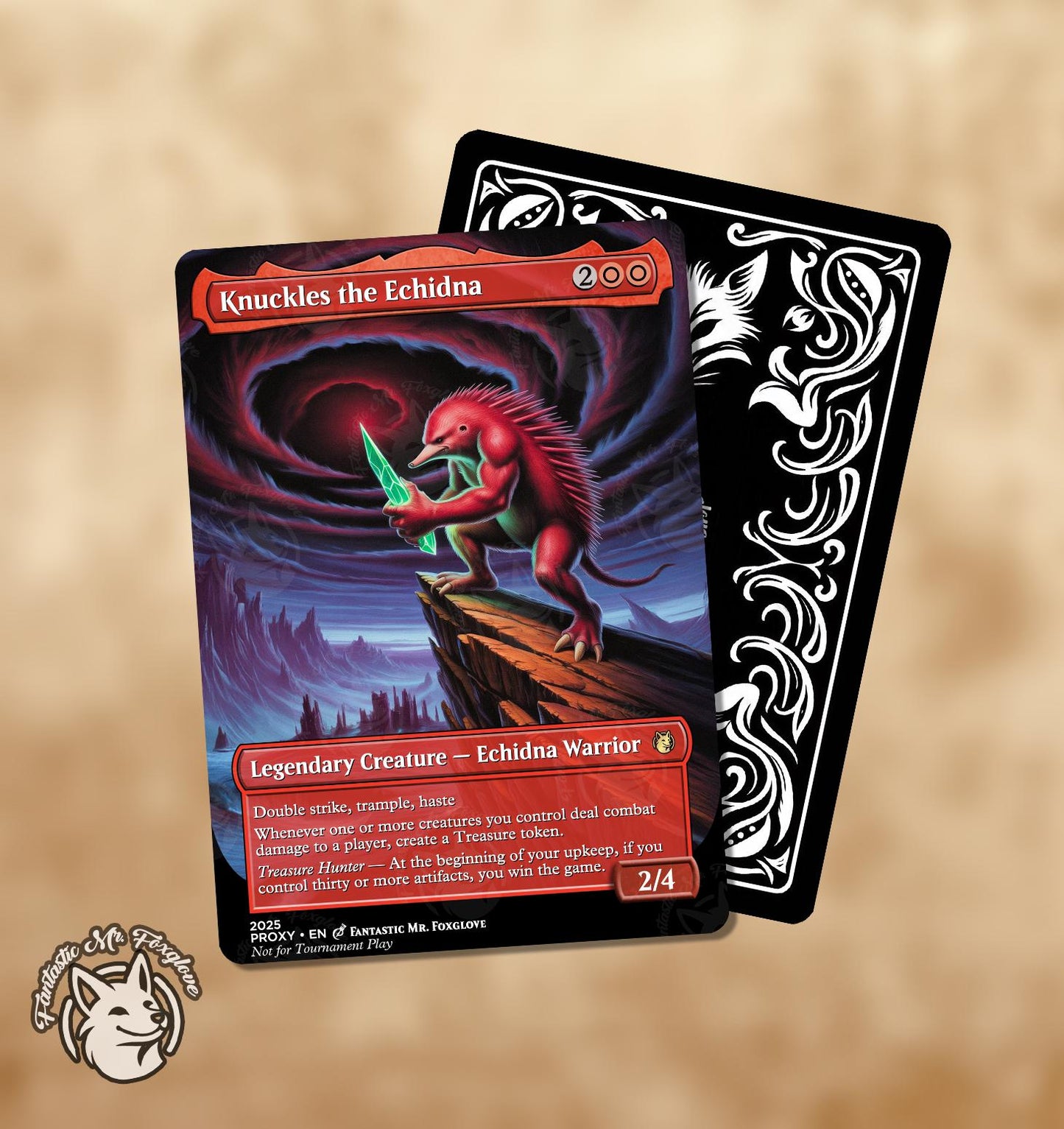 Knuckles | Proxy Card — Choose from 3 Arts!