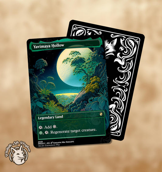 Yavimaya Hollow | Proxy Card