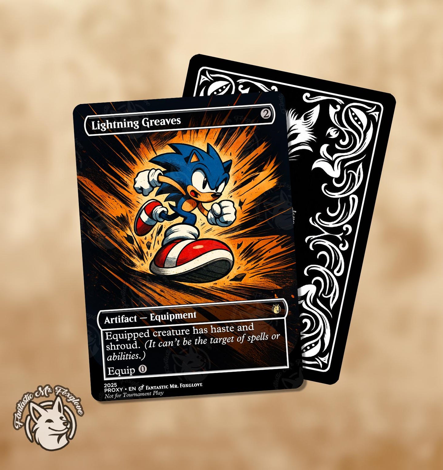 Lightning Greaves with S0nic Art | Proxy Card