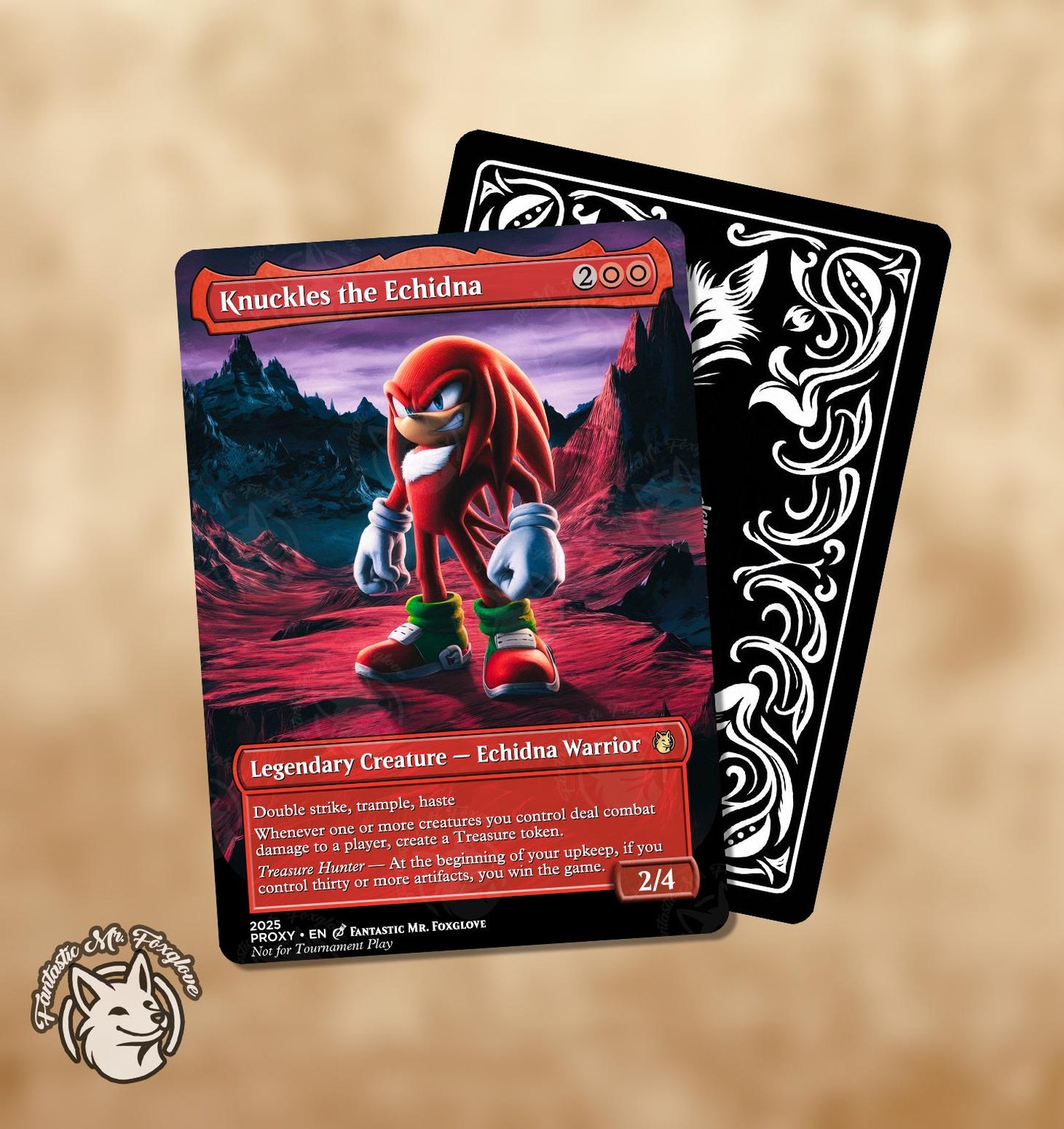 Knuckles | Proxy Card — Choose from 3 Arts!