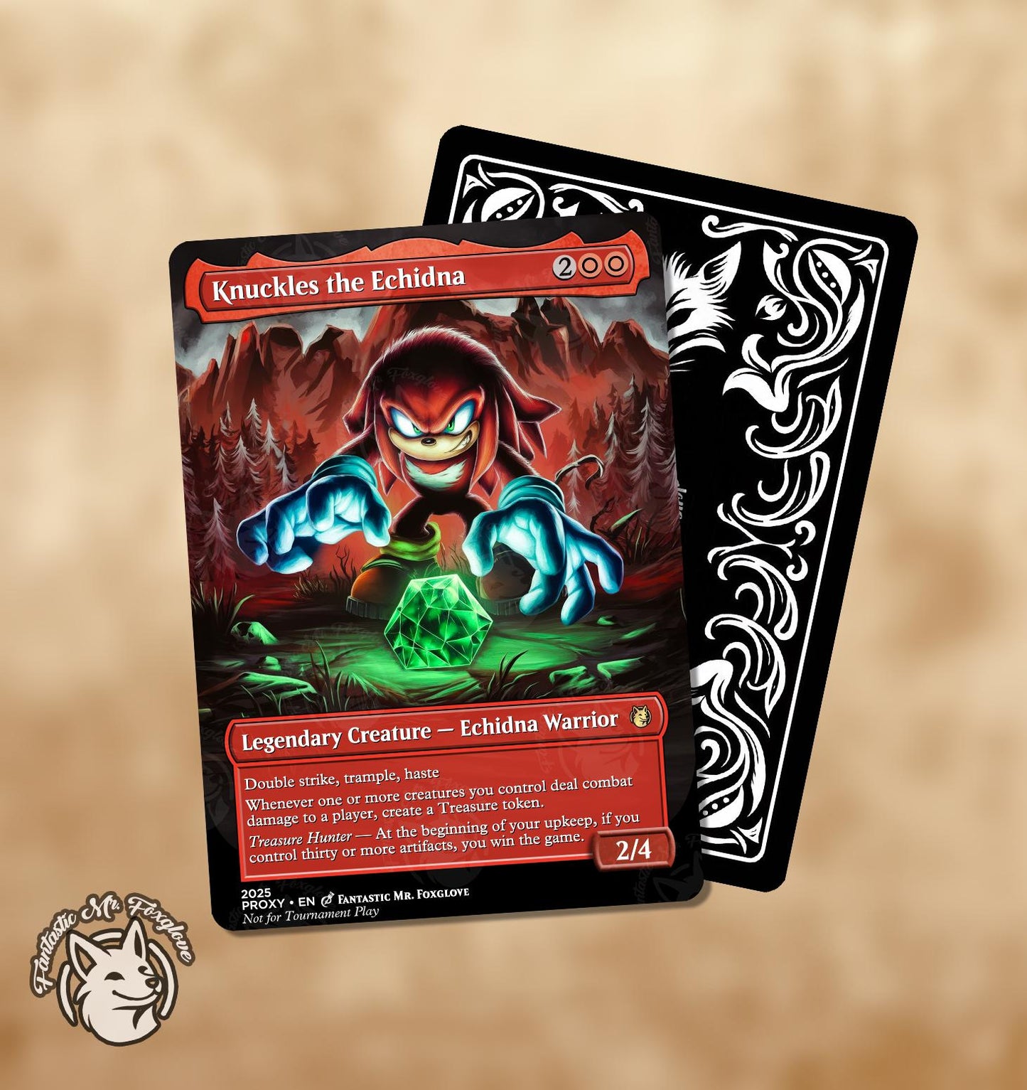 Knuckles | Proxy Card — Choose from 3 Arts!