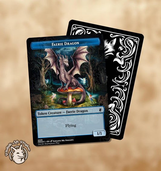 Faerie Dragon Token | Proxy Card