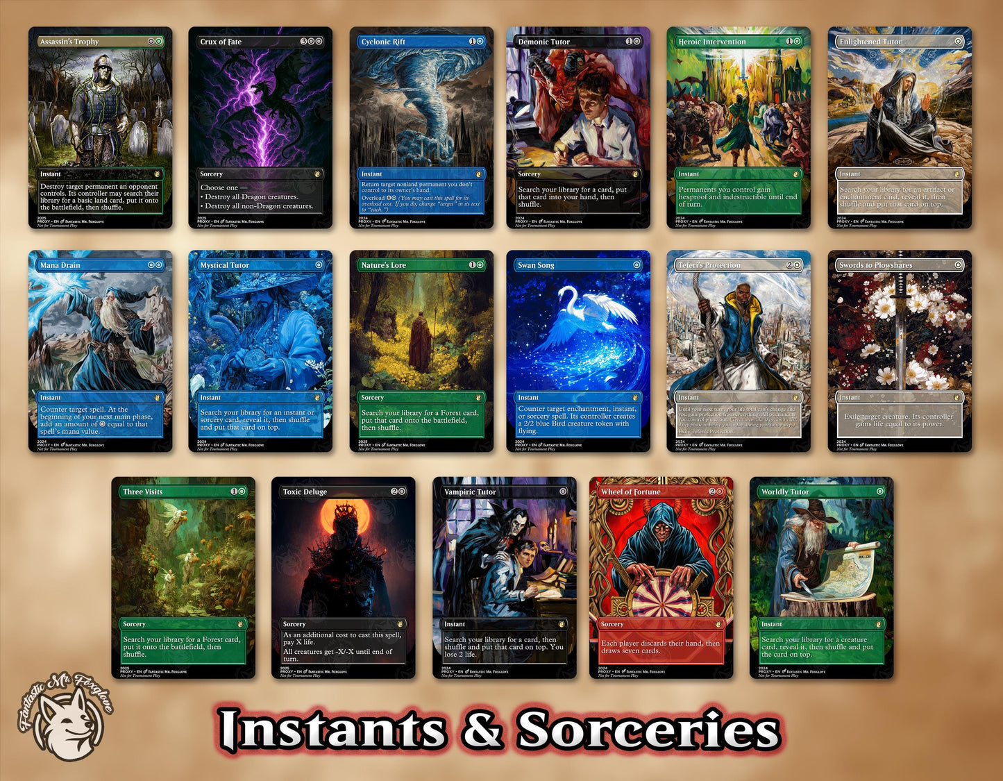 The Ur-Dragon EDH Deck | 100 Proxy Cards + 8 Tokens! (Optimized, Bracket 4)