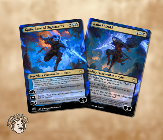 Kaito, Bane of Nightmares and Kaito Shizuki | Proxy Cards