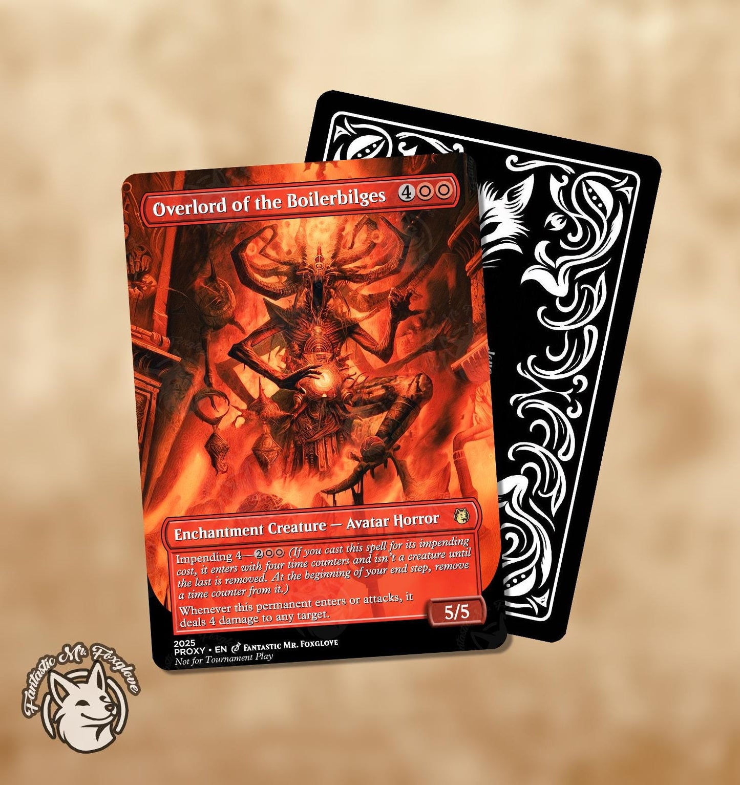 Overlord of the Boilerbilges | Proxy Card — Choose Your Art!