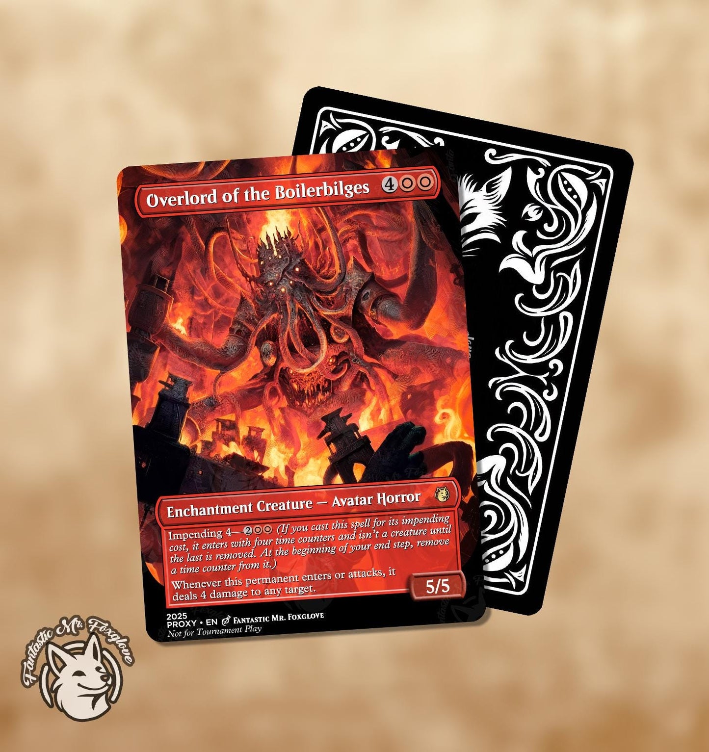 Overlord of the Boilerbilges | Proxy Card — Choose Your Art!