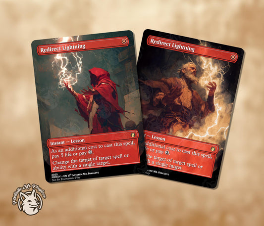 Redirect Lightning | Proxy Card — Choose Your Art!