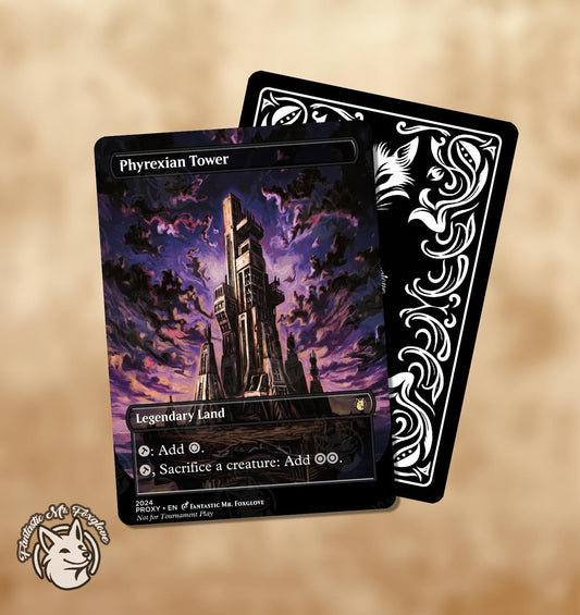 Phyrexian Tower | Proxy Card — Choose Your Art!