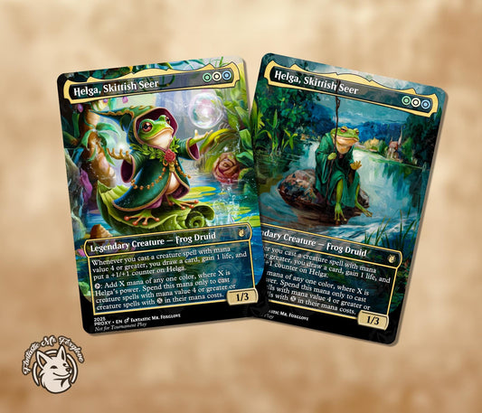 Helga, Skittish Seer | Proxy Card — Choose Your Art!