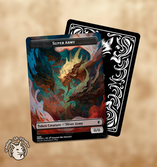 Sliver Army Token | Proxy Card