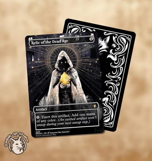 Relic of the Dead Age | CUSTOM-Designed Proxy Card Perfect For Cube — Designed by Us, **NOT Legal in Any Official Format**