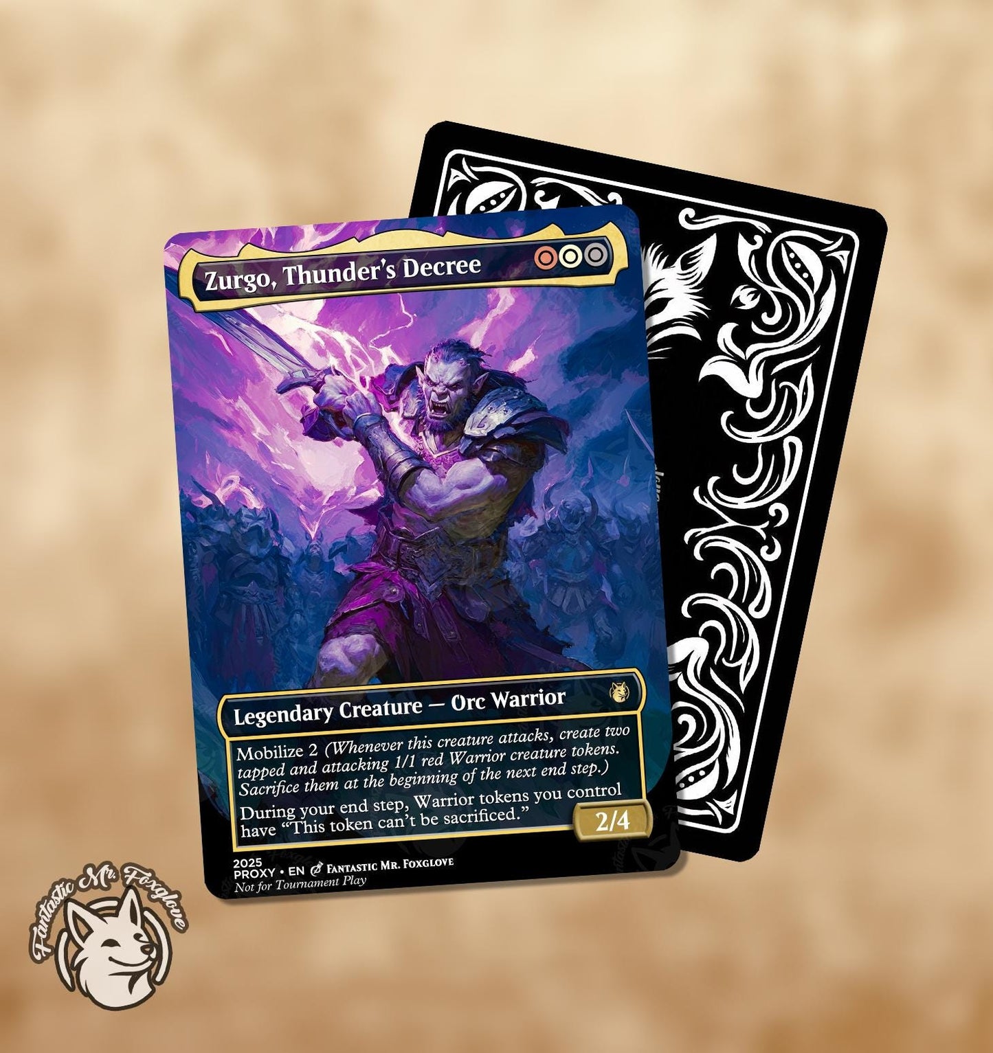 Zurgo, Stormrender and Zurgo, Thunder's Decree | Proxy Cards