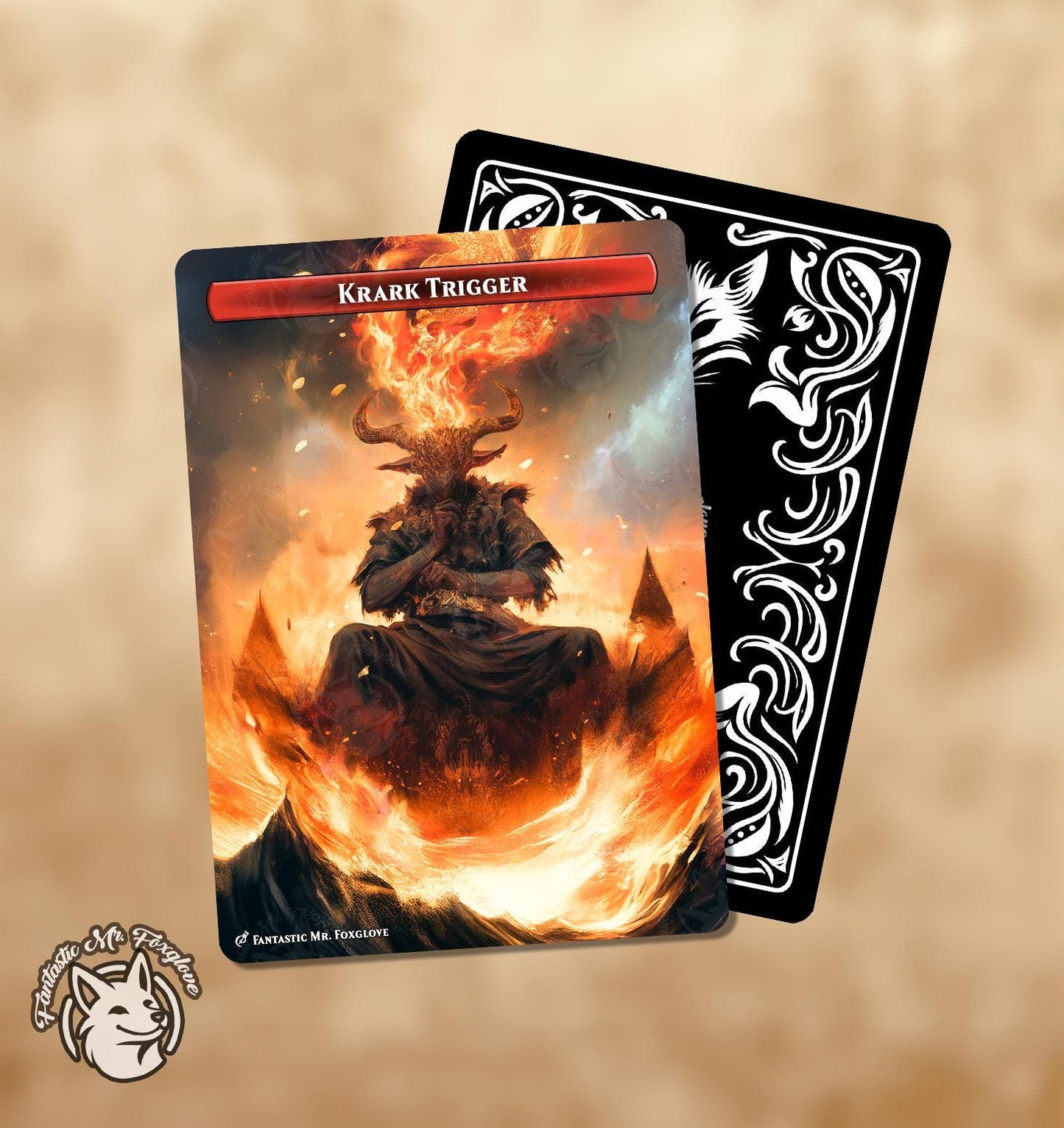 Krark Trigger | Proxy Card — Token for Krark, the Thumbless