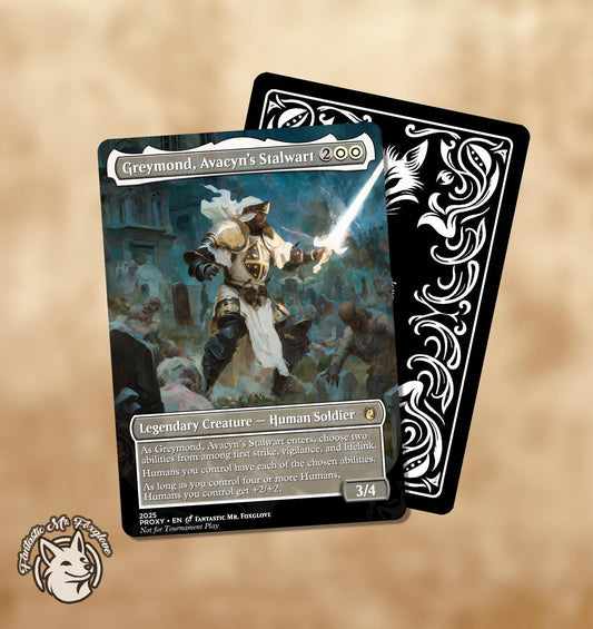 Greymond, Avacyn's Stalwart | Proxy Card (AKA Rick, Steadfast Leader)