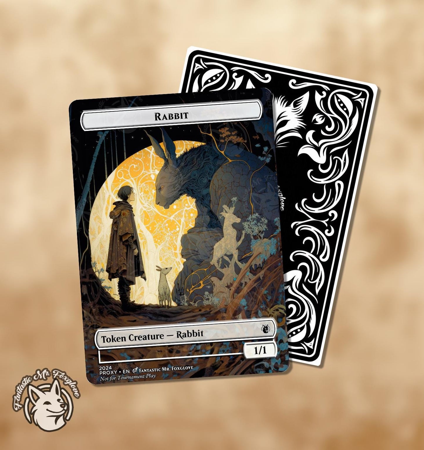 Rabbit Token | Proxy — Choose Your Art!