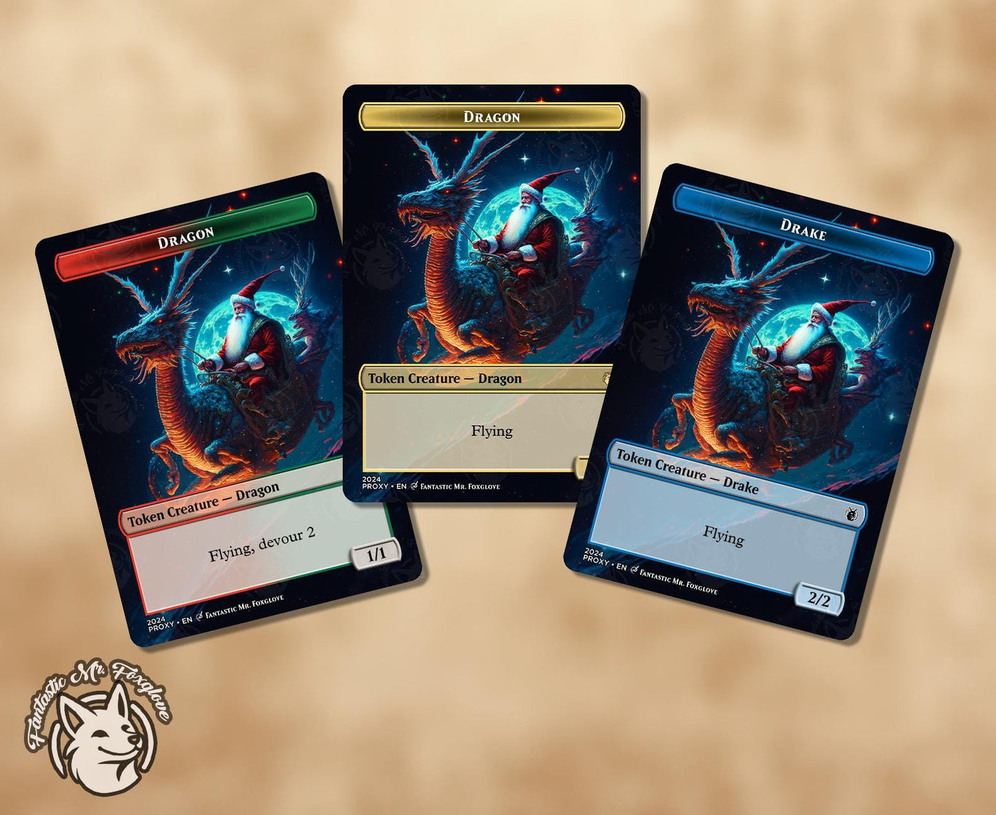 Dragon Token | Proxy Card — Choose Your Art and P/T!