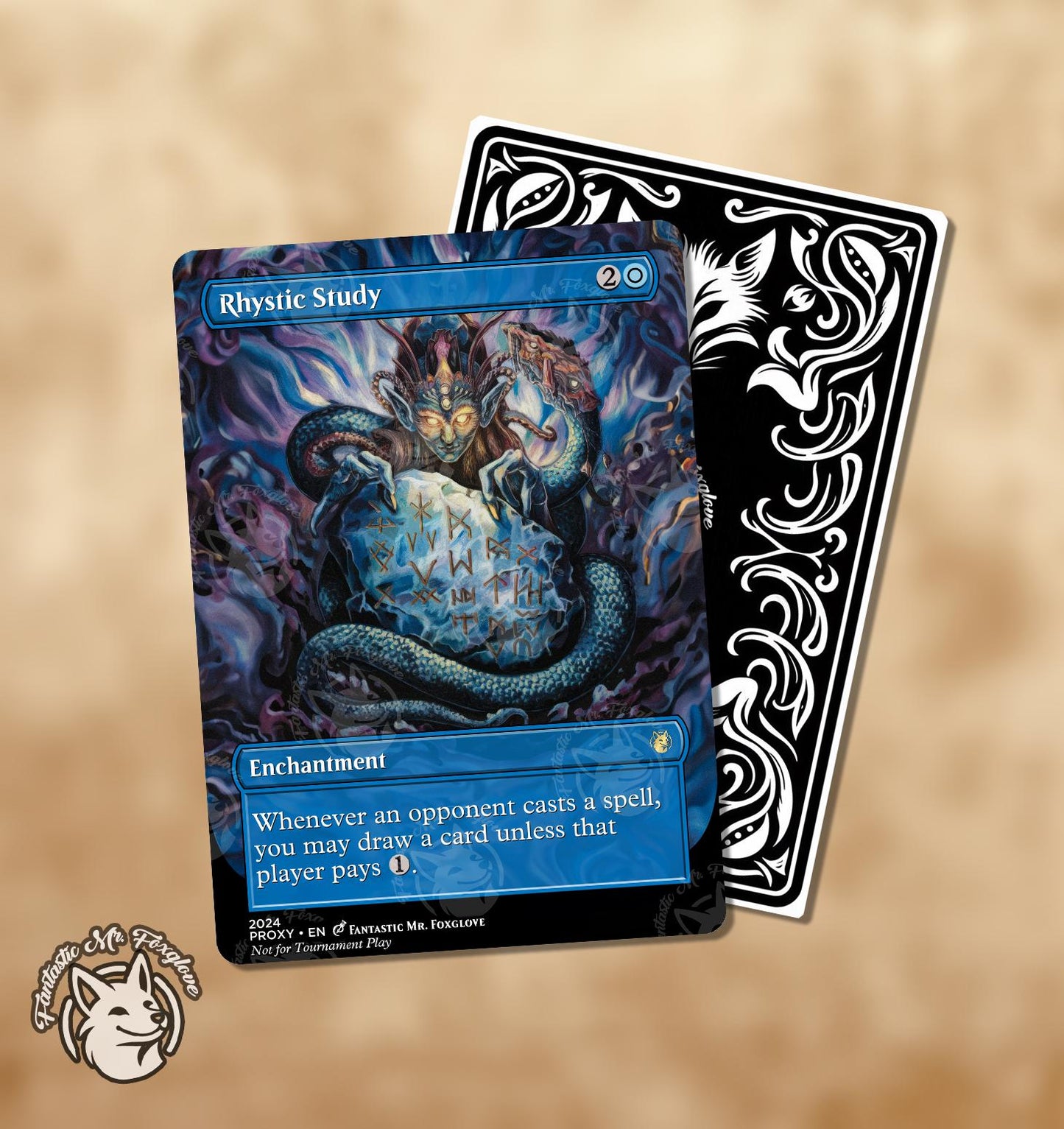 Rhystic Study | Proxy Card — Choose Your Art!
