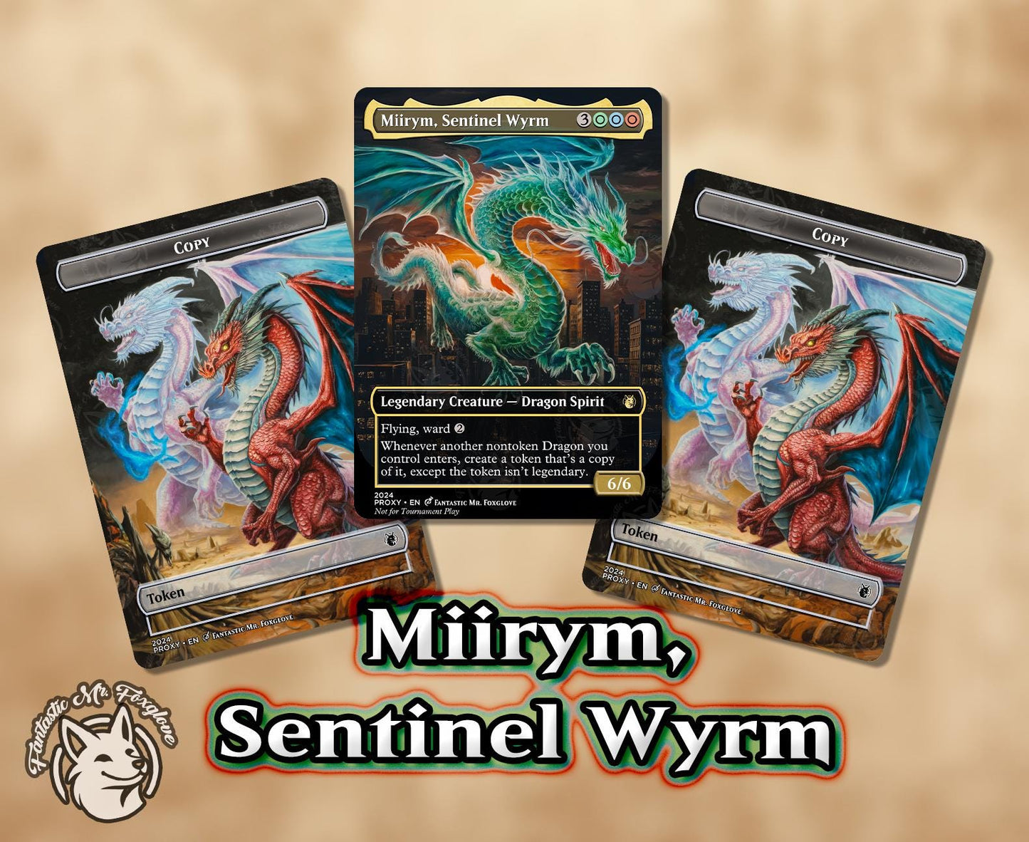 Miirym, Sentinel Wyrm | Proxy Card + Dragon Copy Tokens!