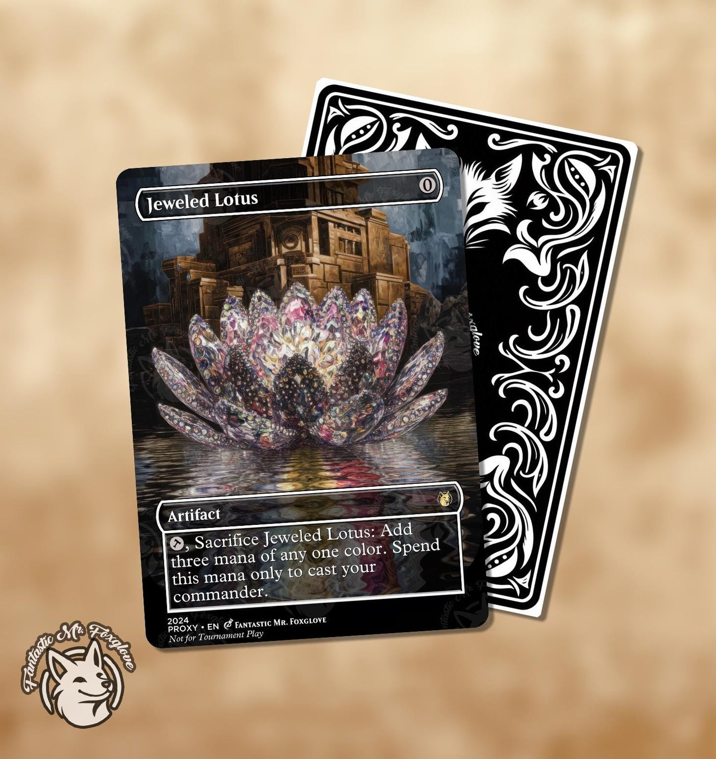Jeweled Lotus | Proxy Card — Choose Your Art!
