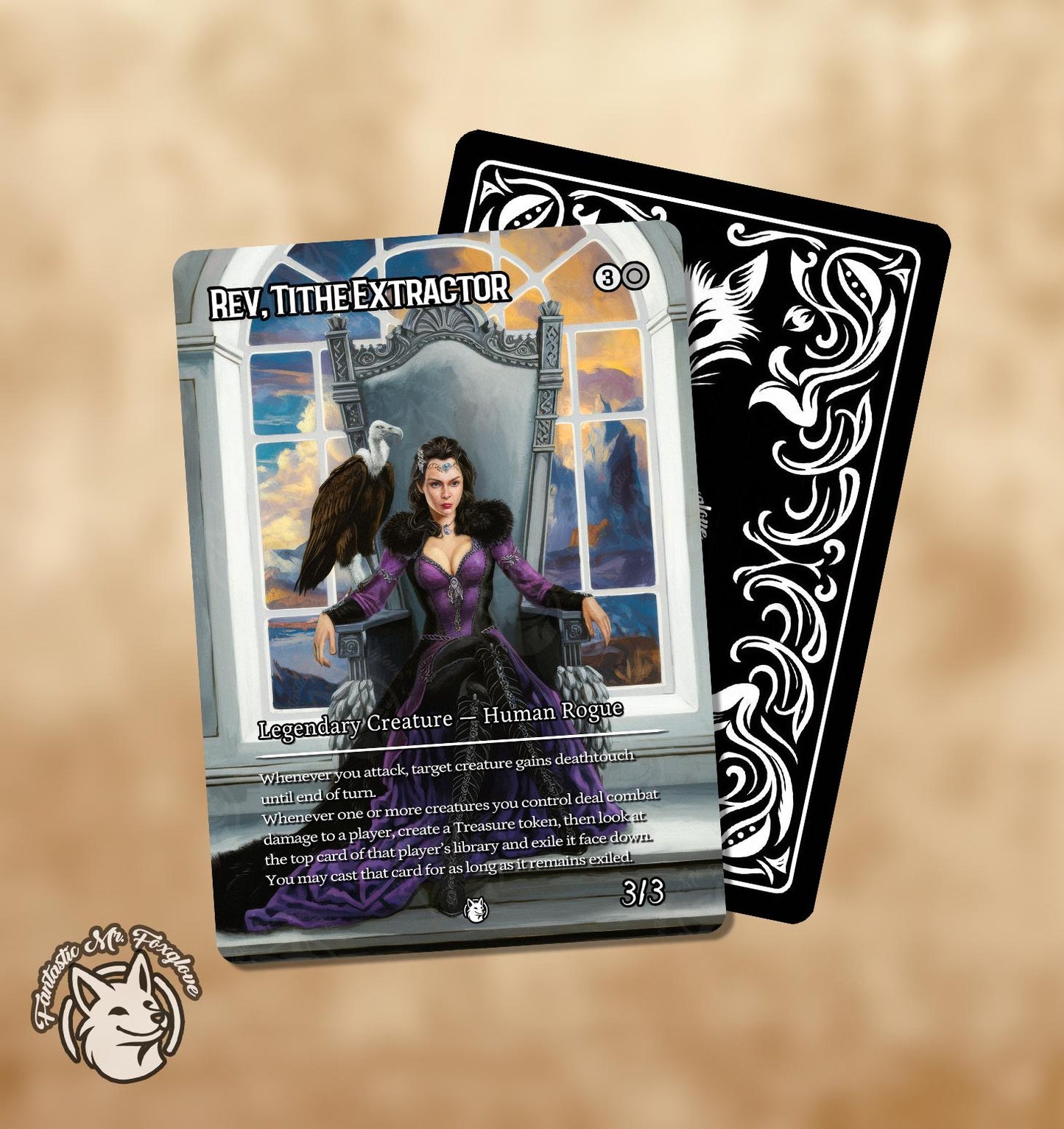 Rev, Tithe Extractor | Custom Art Proxy Card