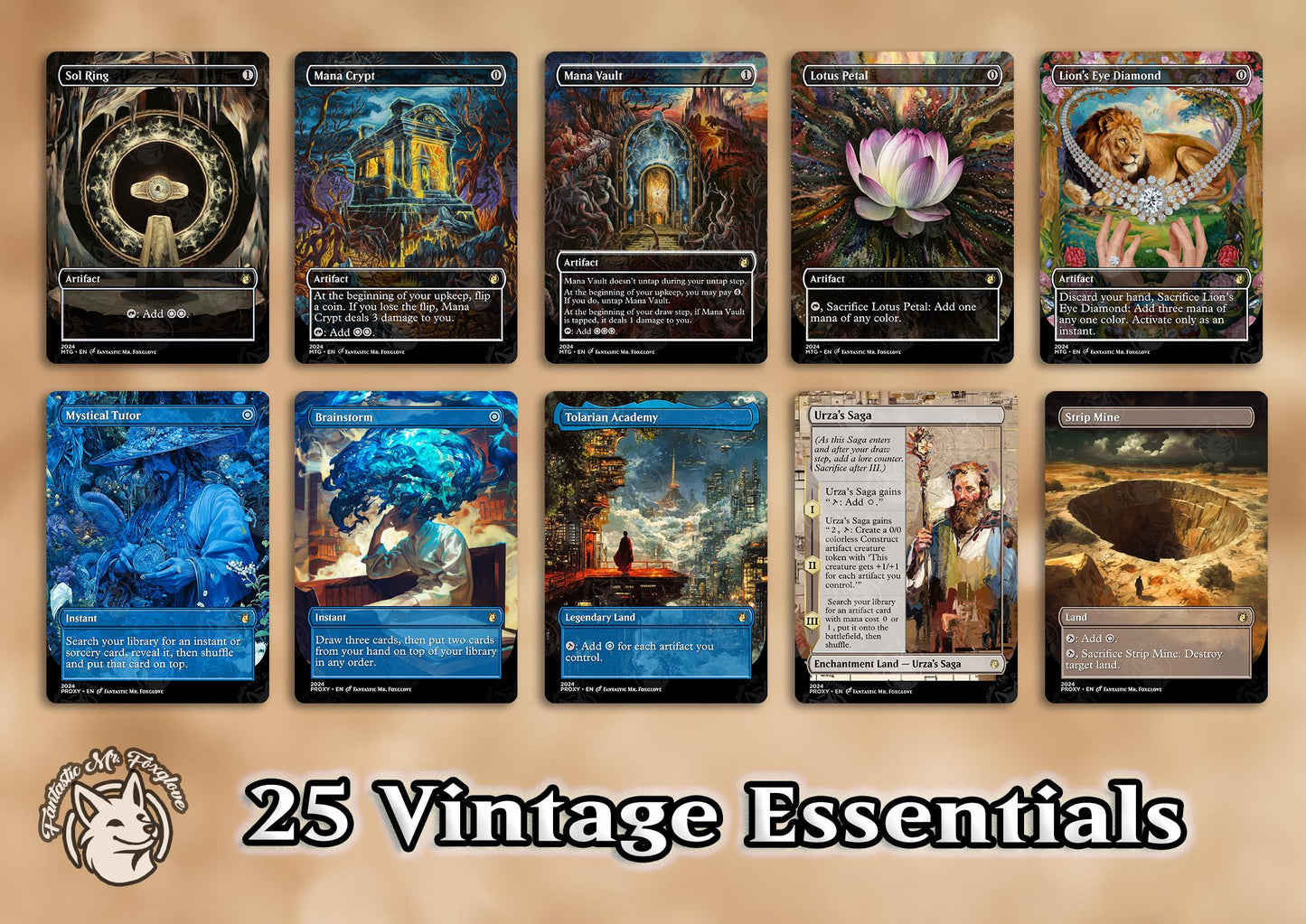 25 Vintage Restricted Powerhouses | Proxy Cards Restricted in Vintage