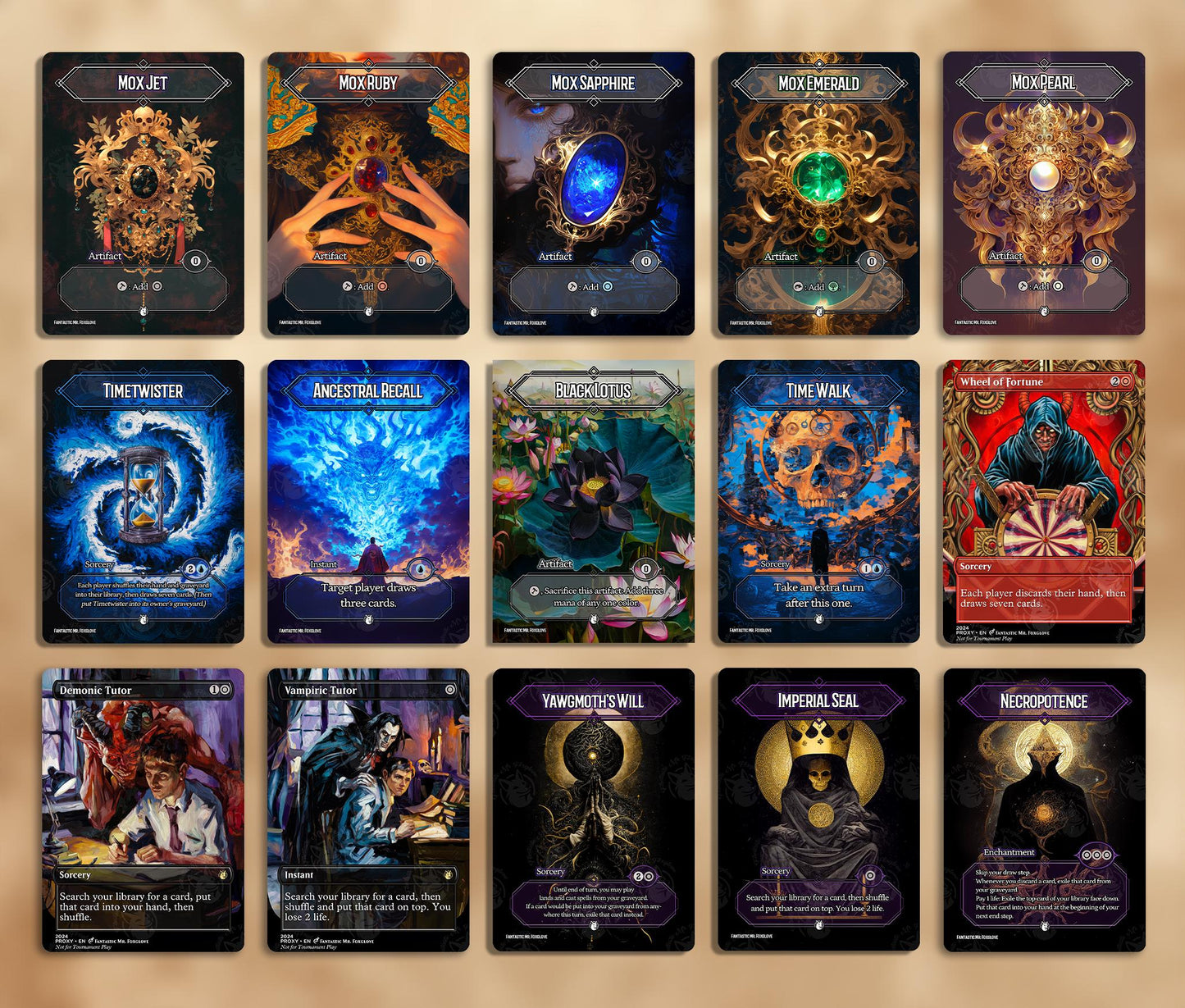 25 Vintage Restricted Powerhouses | Proxy Cards Restricted in Vintage